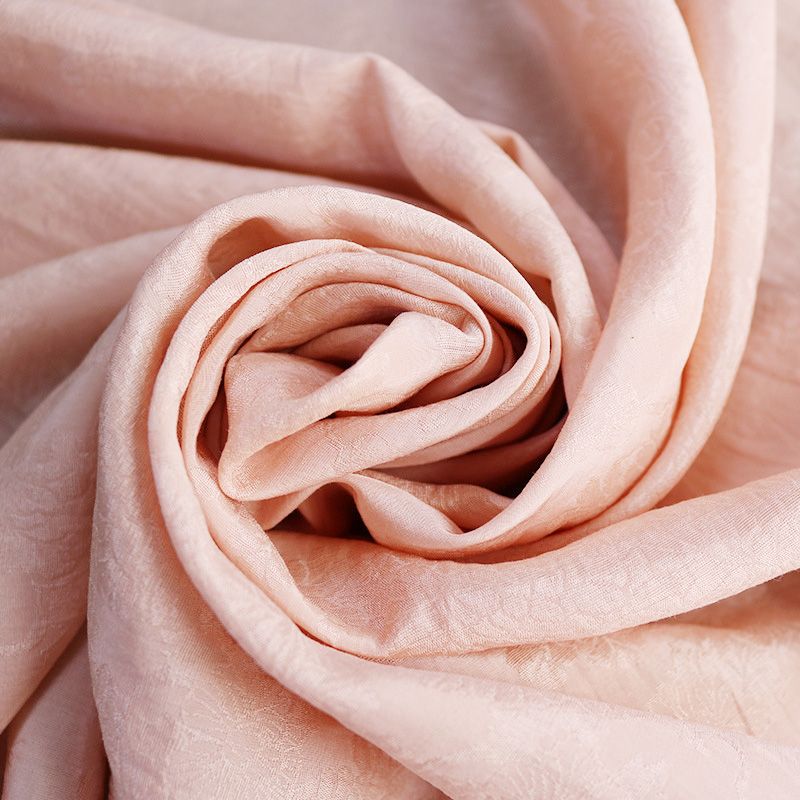Silk Cotton Jacquard Fabric